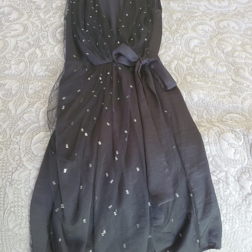 L'Agence silk wrap dress